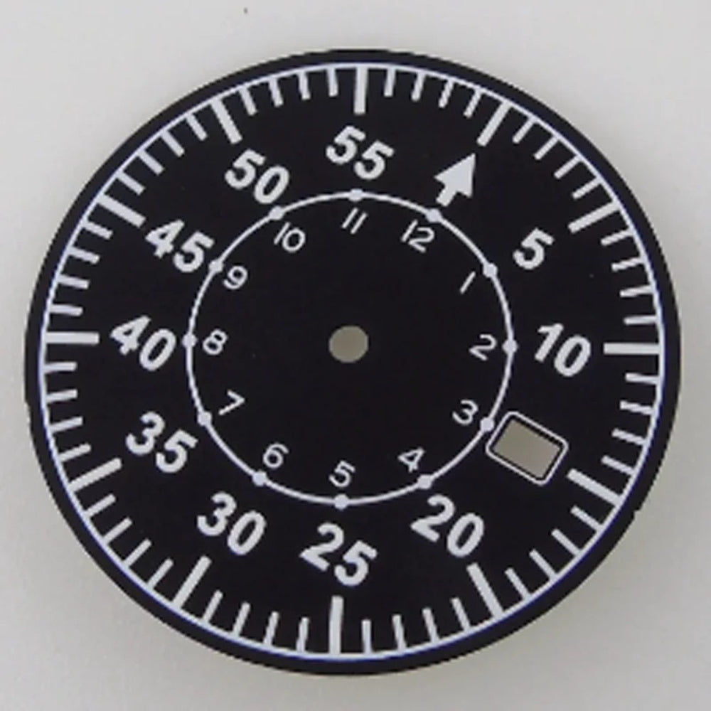 33.6mm Multicolor Watch Dial Fit For NH35AA NH36AA with Green Luminous Modified