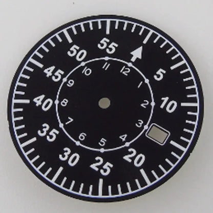 33.6mm Multicolor Watch Dial Fit For NH35AA NH36AA with Green Luminous Modified