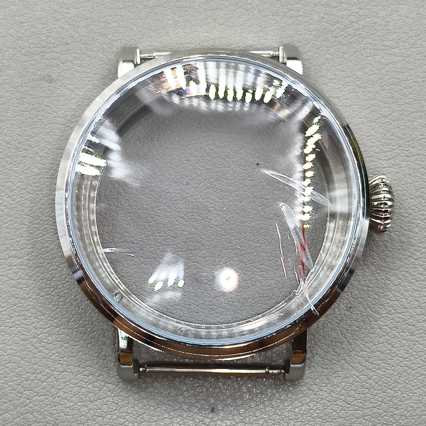 3 ATM 46mm 316L Stainless Steel Watch Case Fit ETA6497 6498 ST3600 3621