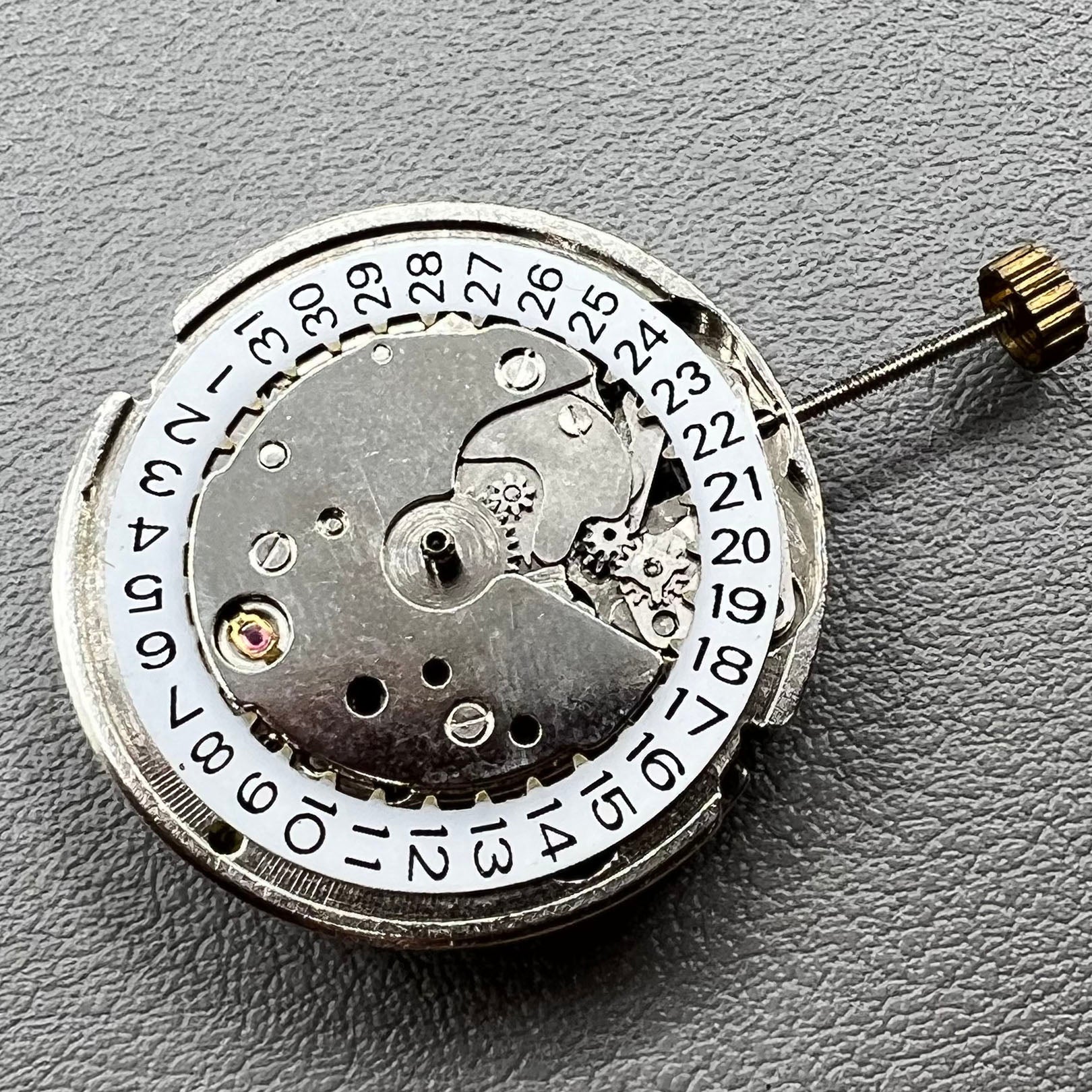 Shanghai 8120 automatic mechanical watch movement for disassembled watchmaking practice.