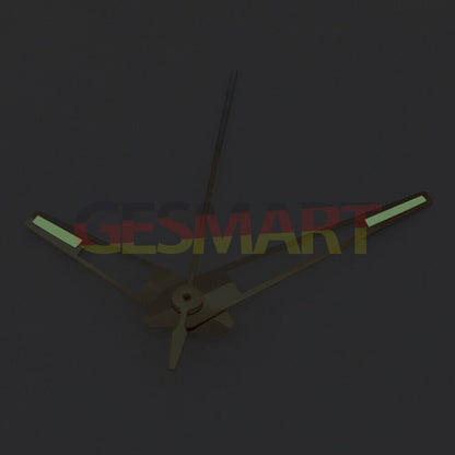 Green luminous rose gold watch hands designed for Asian 8215/2813 and Miyota 8N24 movements,.