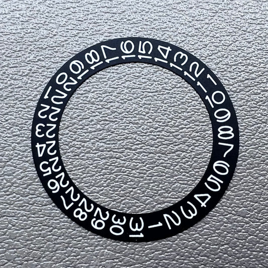 2 PIECES Black Date Disk Wheel Overlay for Movement NH35 NH36 Date@3