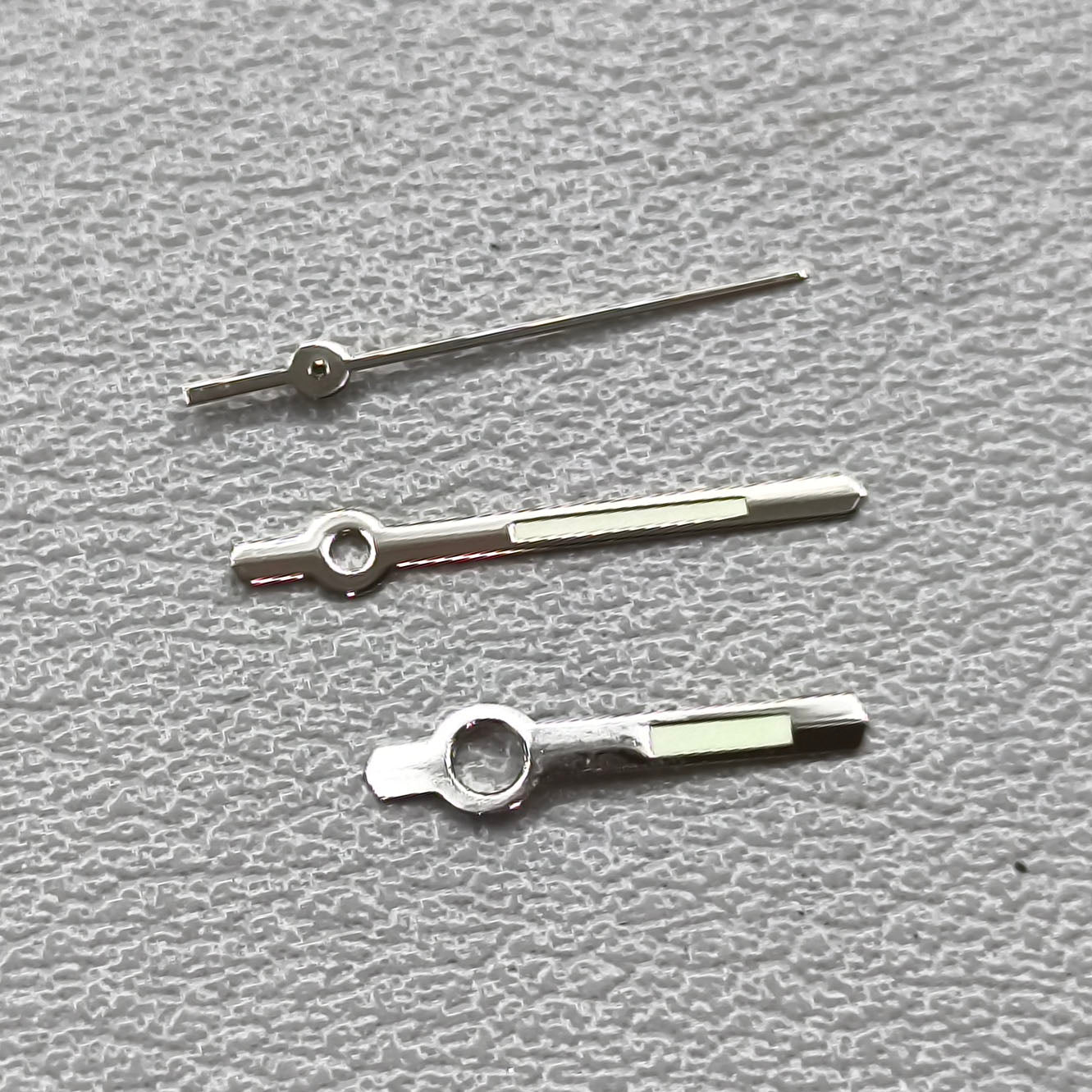 2 Sets/Pack Silver Luminous Watch Hands Generic Fit for 7009 Movement