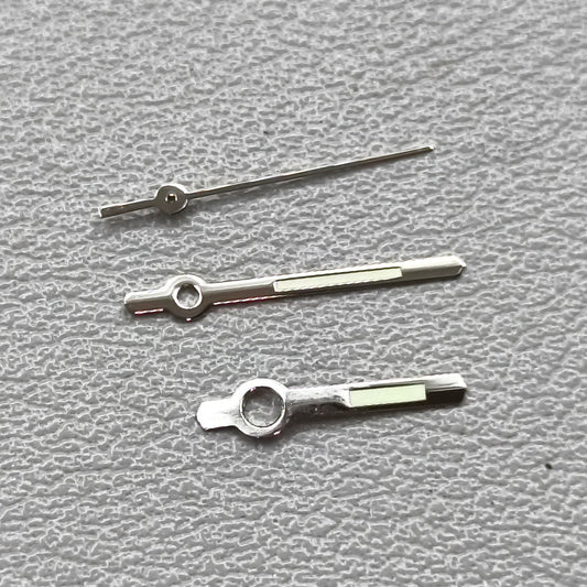 2 Sets/Pack Silver Luminous Watch Hands Generic Fit for 7009 Movement