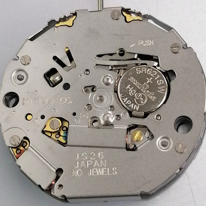 Mouvement à quartz Miyota JS26 de fabrication japonaise, petite seconde à 3/6/9