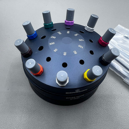 Swiss Bergeon 3044-A watch screwdrivers set with rotating stand for precision watch repair tools