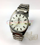 38mm SHANGHAI DIAMOND Manual Mechanical Watch 17 Jews White Dial Silver Case