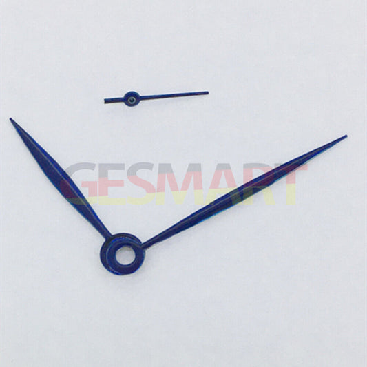 Blue polished watch hands for ST3600/ST3620/ETA6497/ETA6498 movement, sleek and precise accessory.