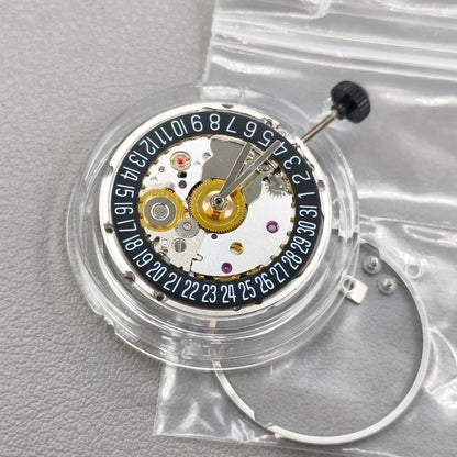 Seagull 2824 Automatic Mechanical Movement Black Disk Wheel Date@6