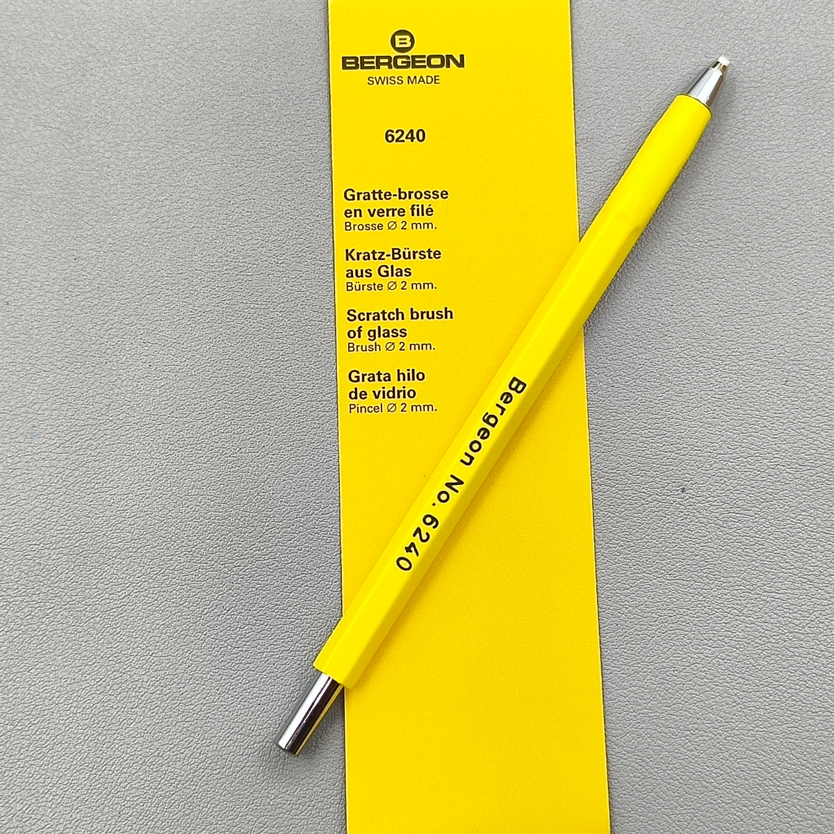 Swiss Bergeon 6240 Glass Fibre Scratch Brush of Glass Pencil Length:125mm