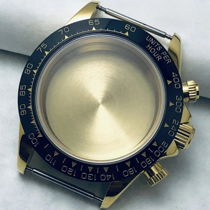 Modified Daytona Chronograph 40mm VK63 Ceramic Bezel Watch Case Fit VK63A VK64