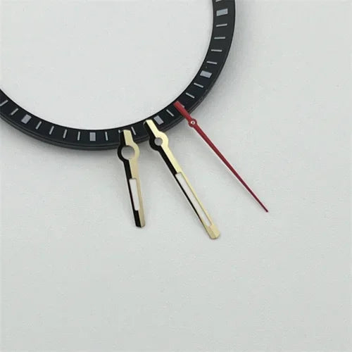 Green Luminous Logbook Watch Hands Green Orange Red Second Hand for NH35/NH36