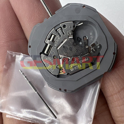Miyota GR02 Japan quartz watch movement, precise replacement for 1S13 model, reliable timekeeping mechanism.