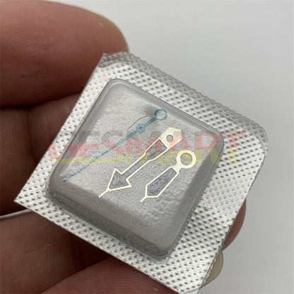 Green luminous arrow-shaped watch hands set with three hands, compatible with Miyota NH35/NH36 movement.