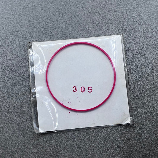 Set of 5 Teflon watch gasket o-rings 30.5mm, compatible with Tissot T063 T035 1853 T099 T028 T41 models.