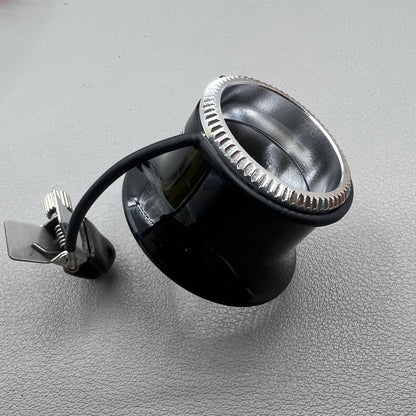 Bergeon Swiss 7913 Brillenlupe mit 5 fach Vergrößerung und Clip für Brillen