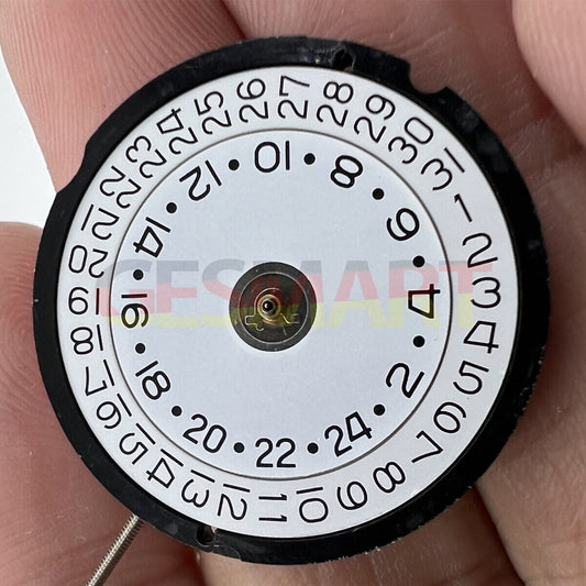 Ronda 515 24D 515.24D Quarzuhrwerk, Datum bei 3, Quarzwerk, Dualzeit