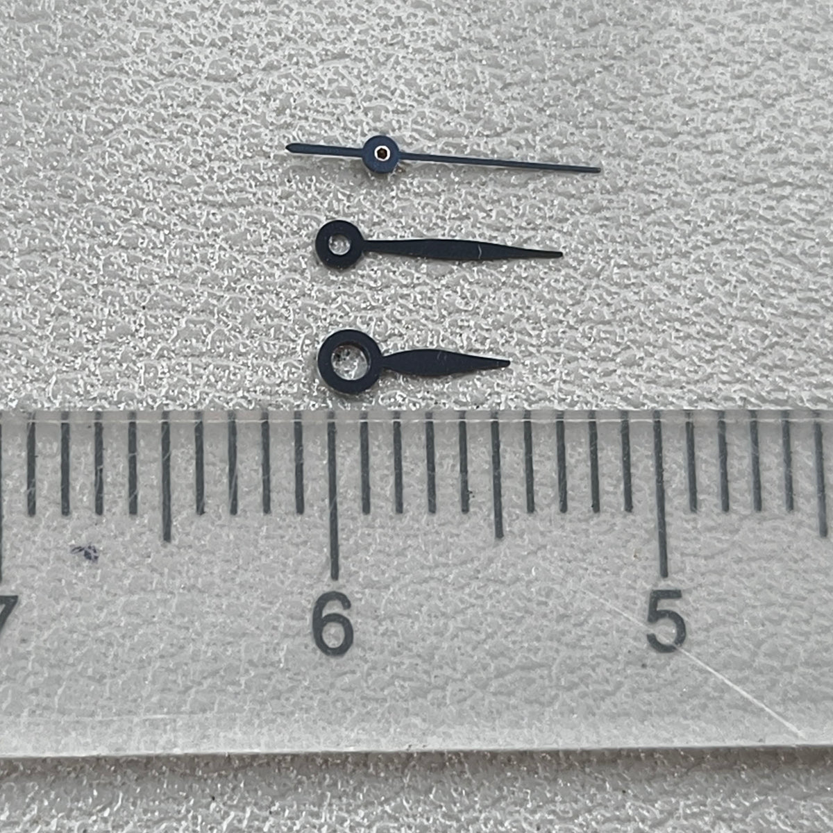 2 Sets/Pack Black Painted Watch Hands for Miyota 2035 2115 2105 2305 Movement