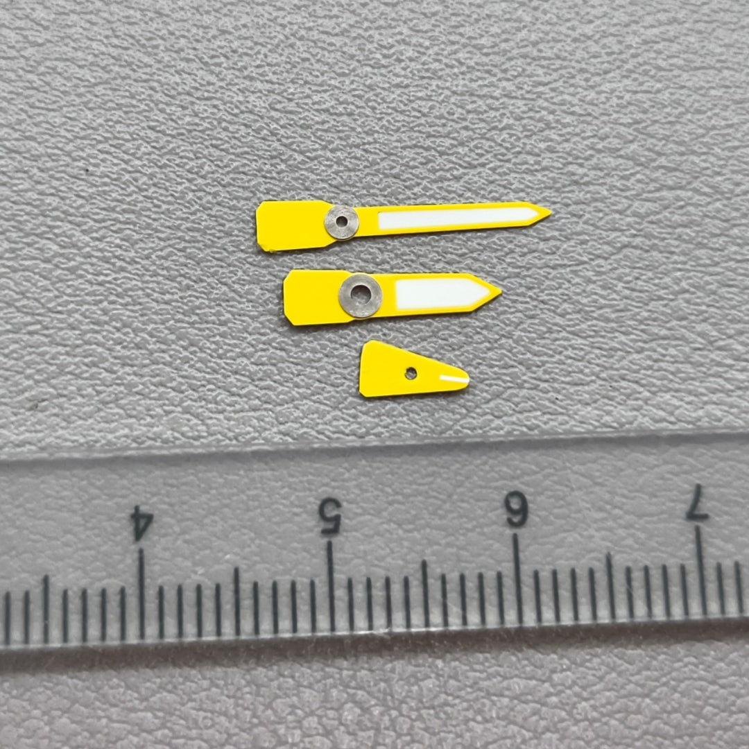 Yellow Painted C3 Luminous Enamel Watch Hands for Casioak GA2100 GAB2110 Watch