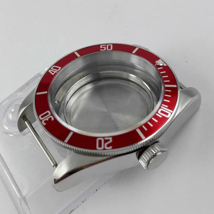 41mm Sapphire Cystal Watch Case+Dial+Hand Fit ETA 2824 2836 Miyota 8215 821A