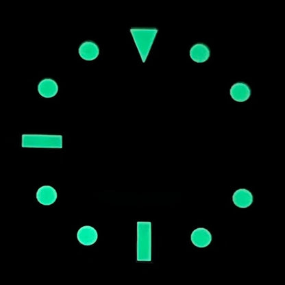 28.5mm Single Calendar Luminous Watch Dial Fit NH35 NH36 Red Black Gray Green