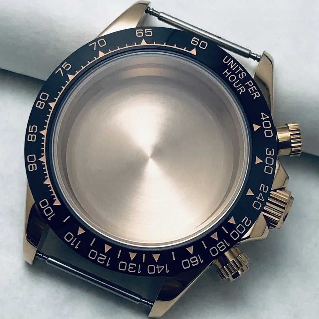 Modified Daytona Chronograph 40mm VK63 Ceramic Bezel Watch Case Fit VK63A VK64