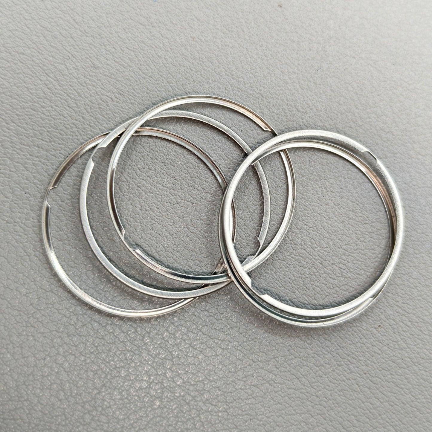 5 PIECES Steel Watch Dial Mount Spacer Ring Fixing Ring for ETA 2824/2836/2846