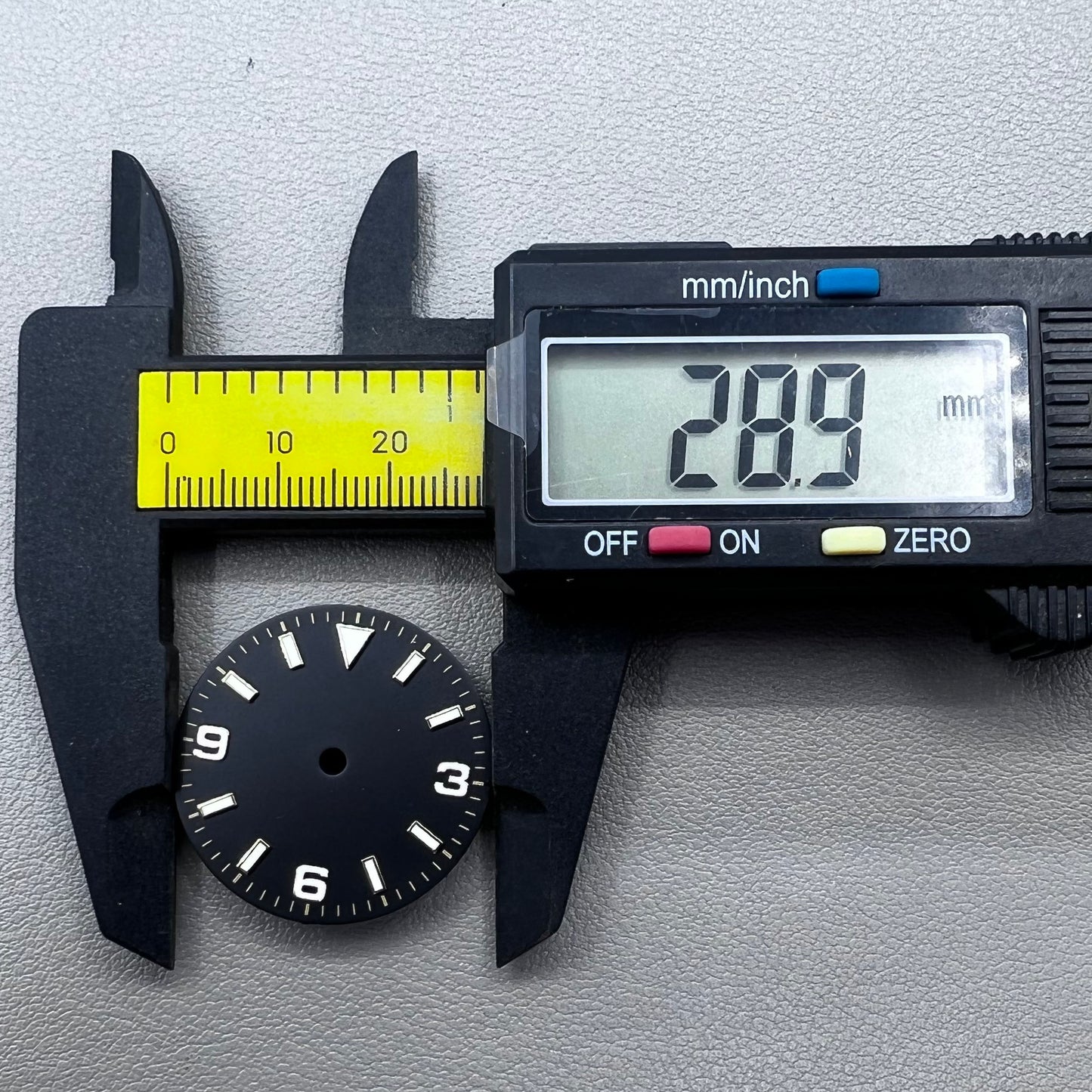 28.5mm Green Luminous Sunburst Watch Dial for Movement NH35 NH36 4R35 4R36 7S26