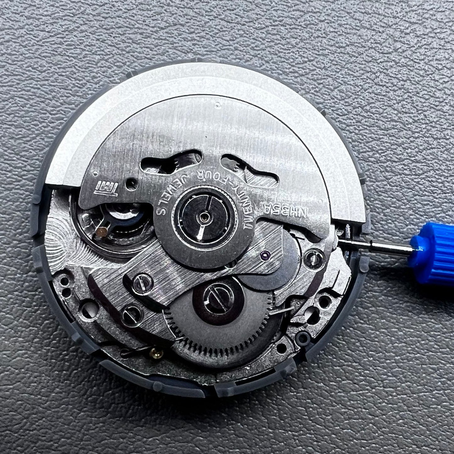 Japan NH35 Automatic Mechanical Movement High Accuracy Red Odd Number