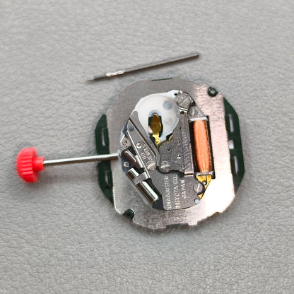 Miyota 2105 3 Hands Quartz Movement Day Date Movement With Watch Stem
