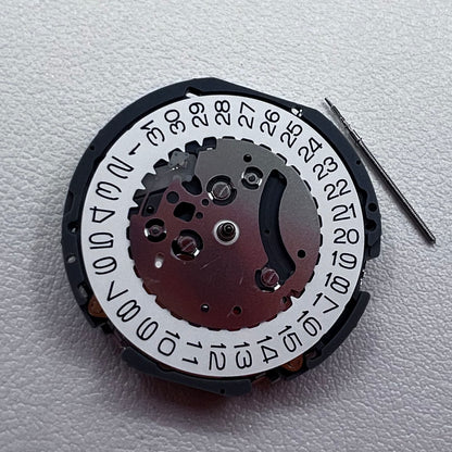 Japan Hattori VK63 VK63A 3 Hands Watch Quartz Movement Date@4:30