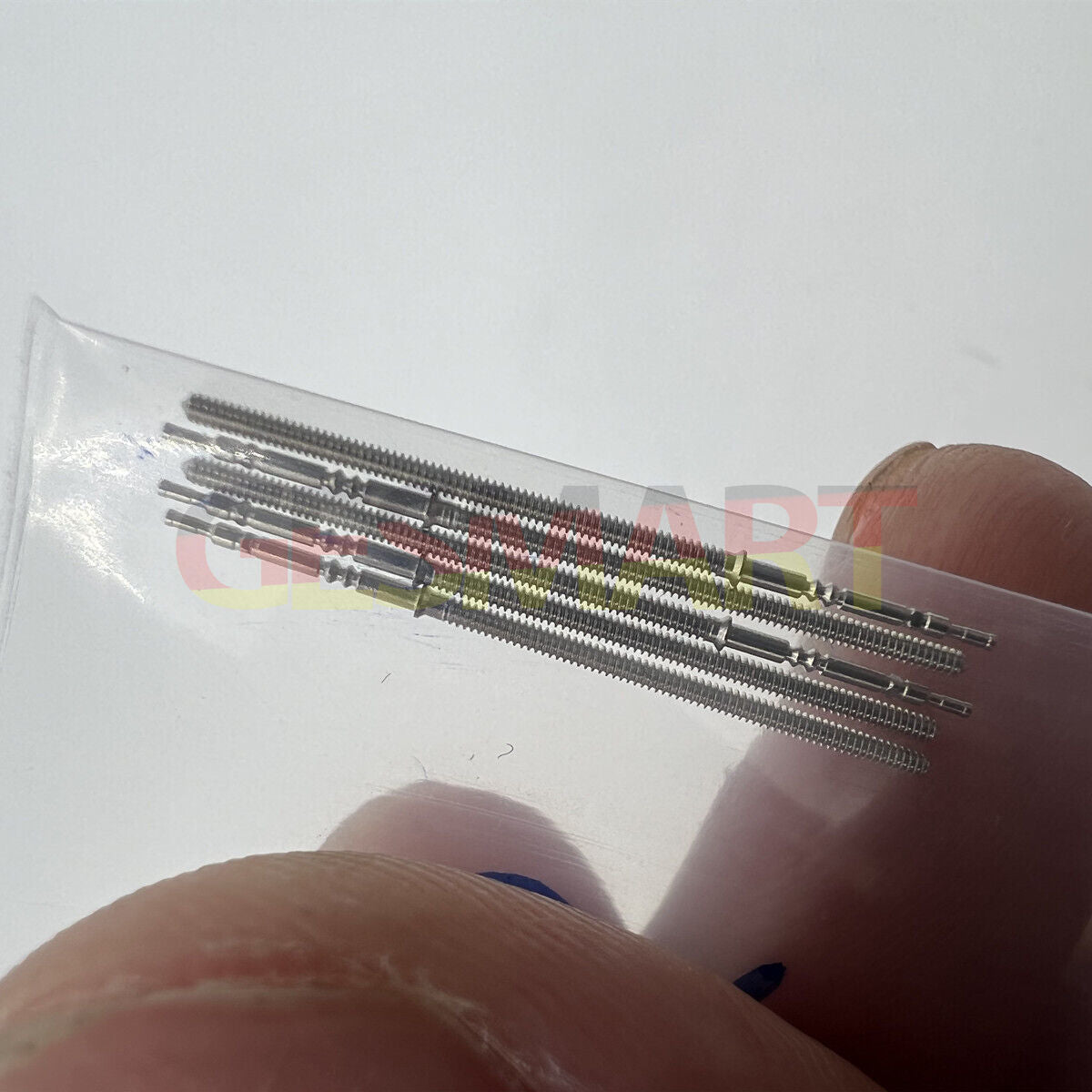 1. Set of 5 PE70 PE90 PE50 watch winding stems for precise movement repair.  
