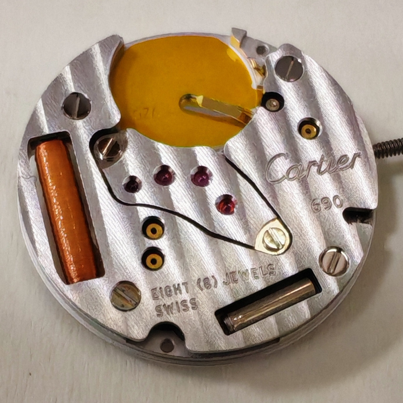 Cartier CTR-690 watch accessory with Swiss quartz movement and elegant classic design.