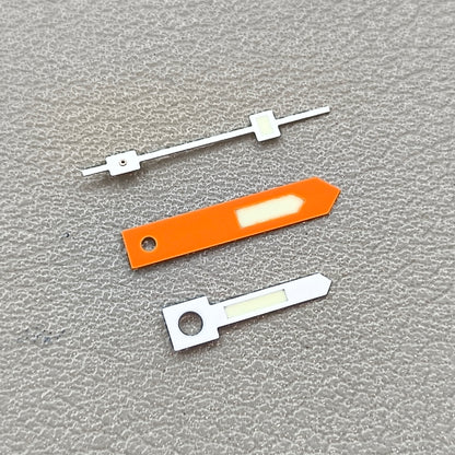 C3 Green Lume Orange+White Trim Vintage Watch Hands for NH34 NH35 NH36 NH38