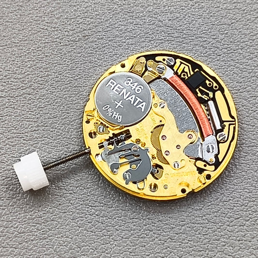 Swiss Genuine ETA 210.011 Quartz Movement 2 Hands Single Calendar
