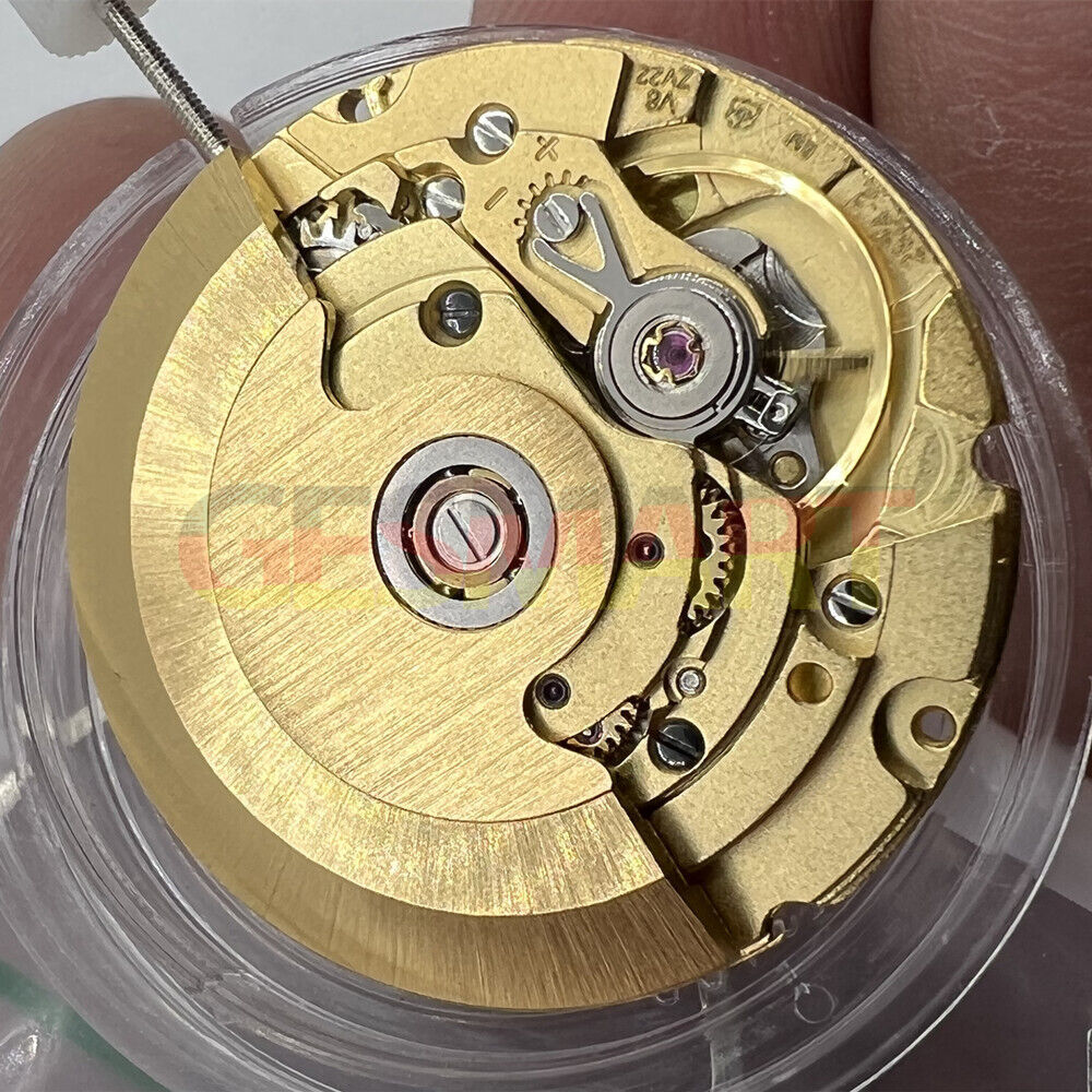 TIANJIN ST2130 golden mechanical watch movement with single calendar, fits 2836-2 and 2824-2 models.