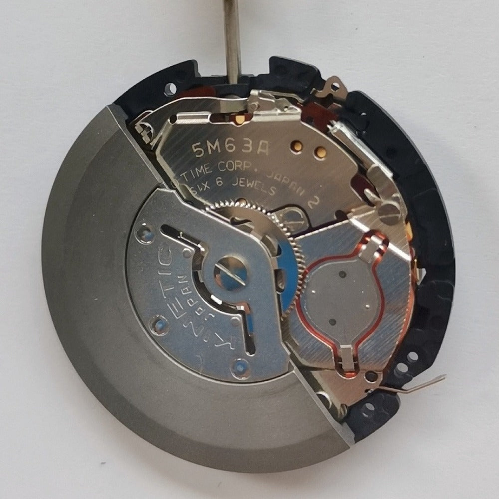 Seiko 5M63A quartz movement watch repair part from Japan for precise watch maintenance
