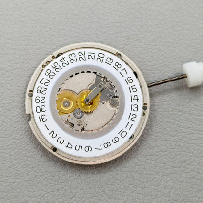 Swiss ETA 955.414 Quartz Movement Silver Single Calendar Date@3
