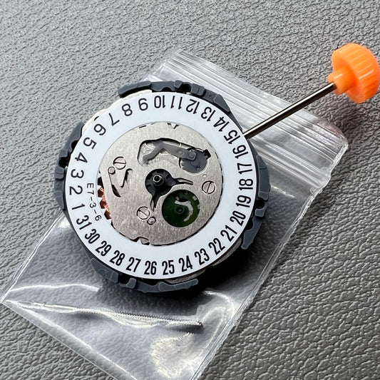 Replacement Japan Miyota 1N12 quartz movement with date at 6 o'clock for watch repair and accessories
