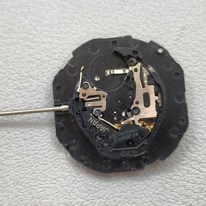 Japan PC32A Quartz Movement 3 Hands Black Disk H2 HCP2