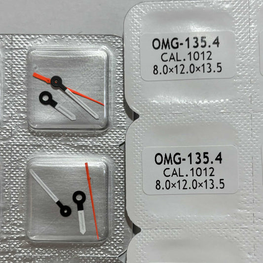 White trim green lume 3 hands for ETA1012 watch movement, precise fit and luminous visibility.