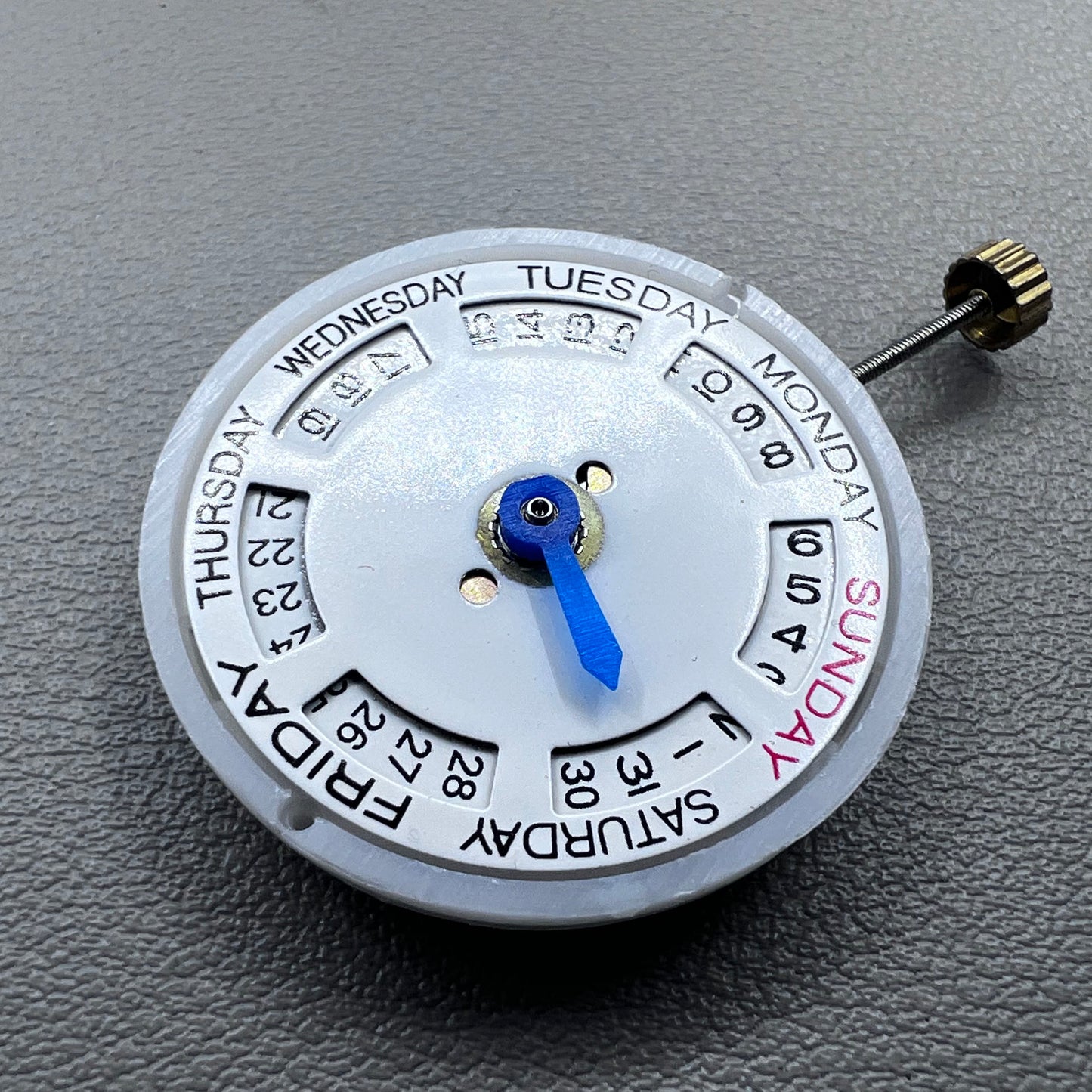 Mingzhu 2813 8205 Silver Plated Date Day Automatic Mechanical Movement