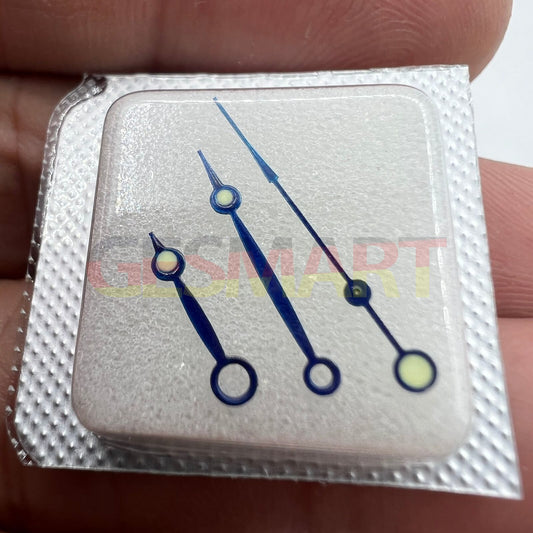 13 mm 3 Zeiger, grün leuchtend, Herrenuhrzeiger-Set für Miyota 8200 Uhrwerk 8240