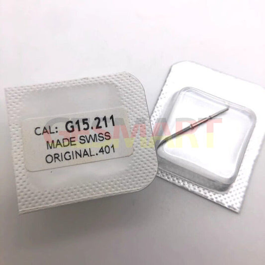 Swiss made watch winding stems for ETA G15.211 G15.261 movements, precision fit accessory.