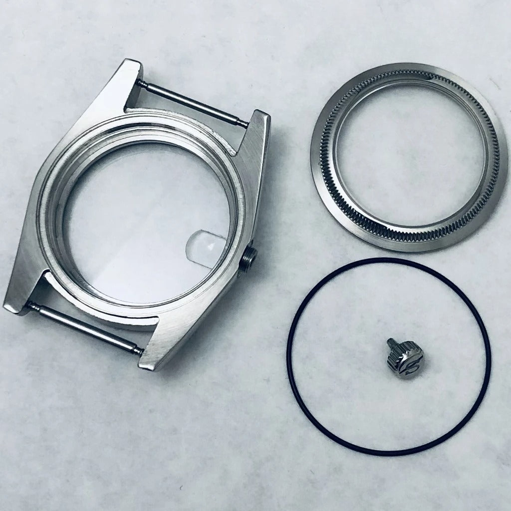 36/40mm S Crown Steel Sapphire Watch Case For NH34 NH35 NH36 ETA 2824 PT5000