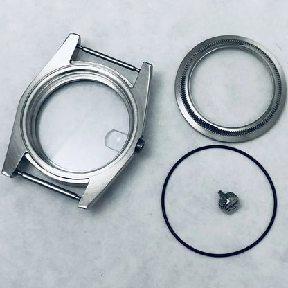 36/40mm S Crown Steel Sapphire Watch Case For NH34 NH35 NH36 ETA 2824 PT5000
