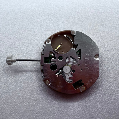 2 PIECES Sunon PE60 Quartz Watch Movement 3 Hands With Date@6
