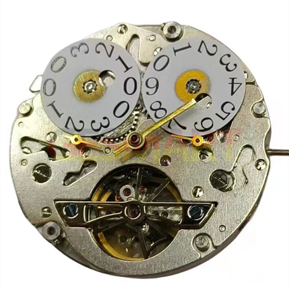 Tianjin Seagull ST2525 automatic watch movement showing single calendar at 12 o'clock position