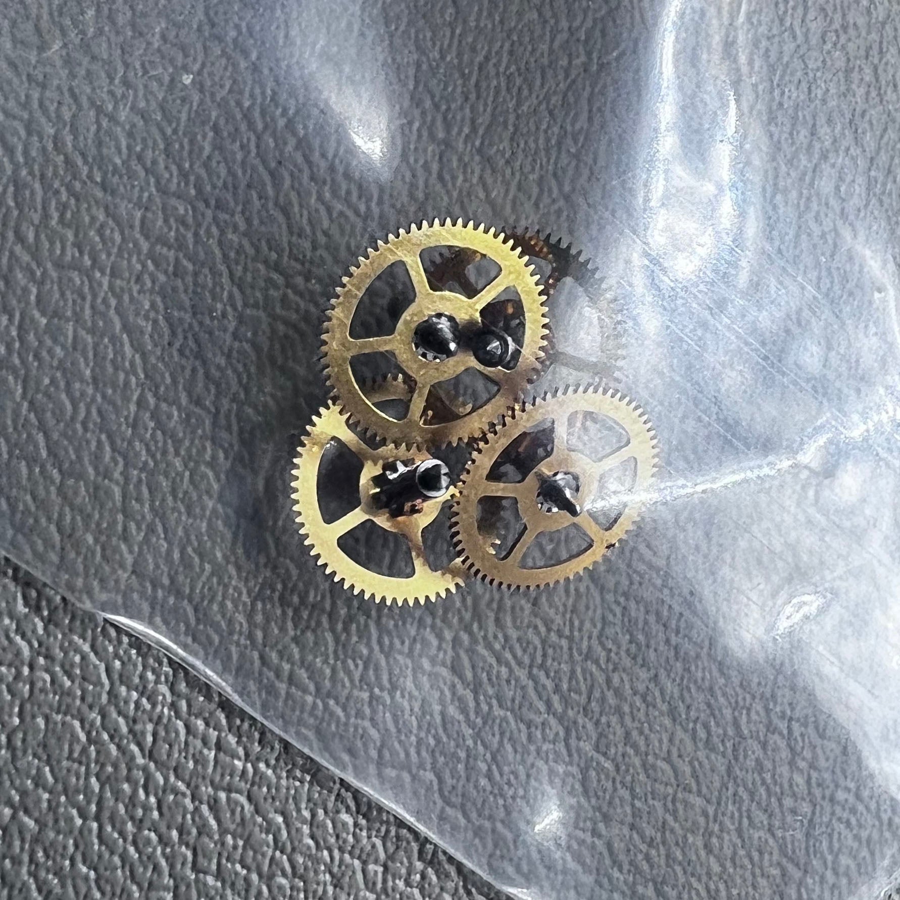 Set of 2 ETA C01.211 movement reduction wheels for precise watch accessory repair.