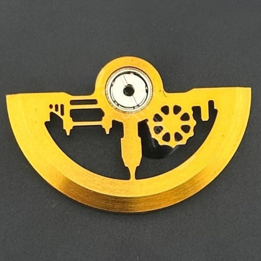 Modified Yellow City Theme Hollow Rotor Oscillating Weight for NH35 NH36 Movement